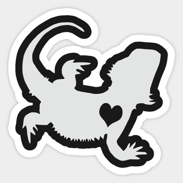 Bearded dragon decal hot sale